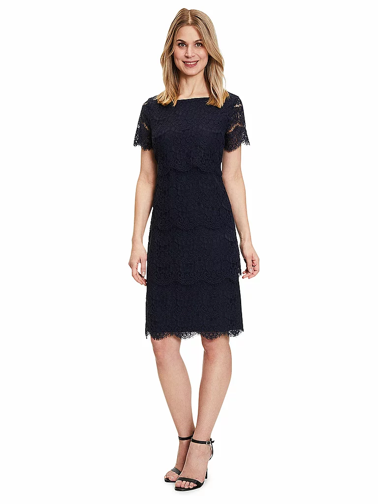 Vera Mont Cocktail Dress Navy 40 6